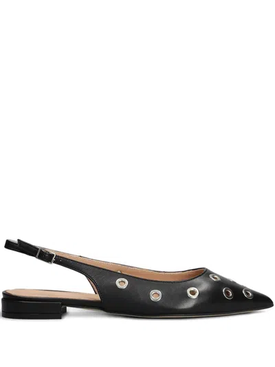 Isabel Ferranti Eyelet-detailed Flat Pumps