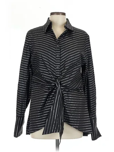 Pre-owned Isabel Long Sleeve Blouse In Black