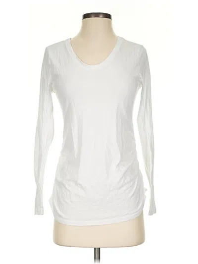 Pre-owned Isabel Long Sleeve T-shirt In White