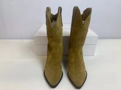 Pre-owned Isabel Marant - Luliette Suede Boots, Size 37, New, Bag, Box In Beige