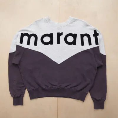 Pre-owned Isabel Marant 1990s  Houston Big Logo Sweatshirt In Multi