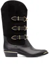 Isabel Marant 35mm Mexia Buckle Boots In Black