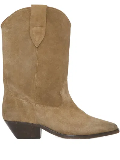 Isabel Marant 40mm Duerto Cowboy Boots In Brown