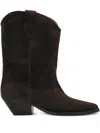Isabel Marant 40mm Duerto Pointed-toe Suede Cowboy Boots