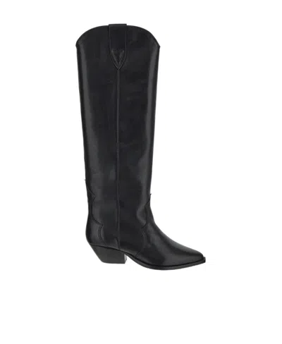 ISABEL MARANT 40MM POINTED-TOE COWBOY BOOTS