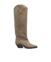 Isabel Marant Women Denvee Leather Boots In Brown