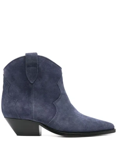 Isabel Marant 45mm Dewina Boots In Blue