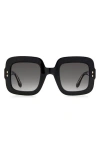 Isabel Marant 49mm Square Sunglasses In Black