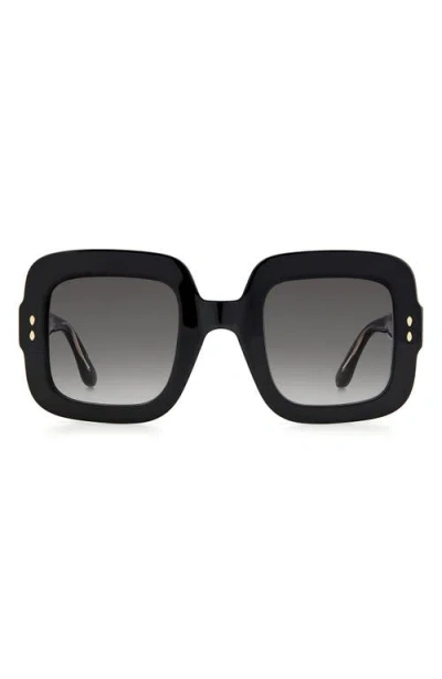 Isabel Marant 49mm Square Sunglasses In Black