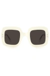 Isabel Marant 49mm Square Sunglasses In Ivory/grey