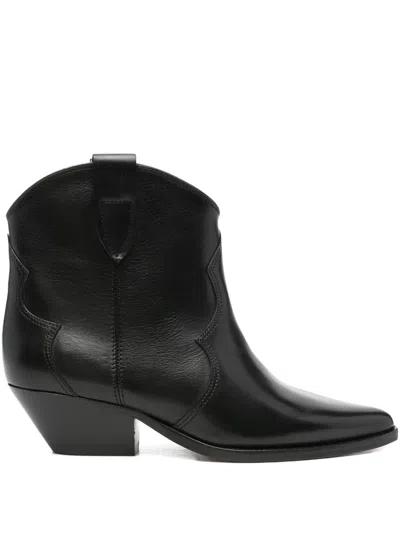 Isabel Marant 50mm Dewina Pointed-toe Leather Cowboy Boots