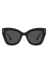 Isabel Marant 51mm Cat Eye Sunglasses In Black