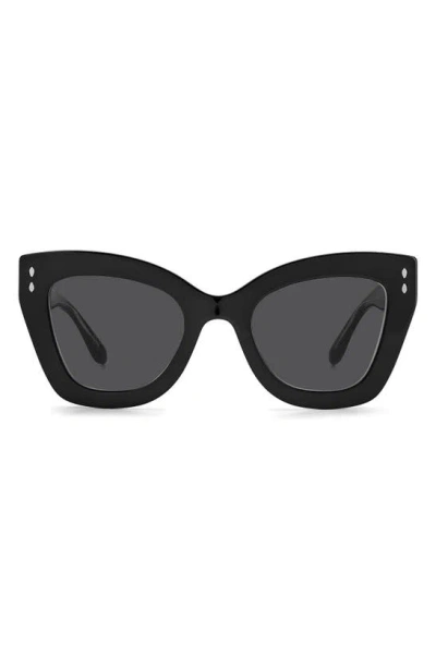 Isabel Marant 51mm Cat Eye Sunglasses In Black