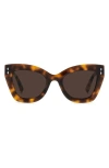 Isabel Marant 51mm Cat Eye Sunglasses In Brown