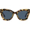 Isabel Marant 51mm Cat Eye Sunglasses In Yellow Havana