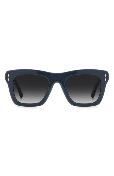 Isabel Marant 51mm Rectangular Sunglasses In Blue