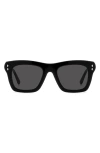 Isabel Marant 51mm Rectangular Sunglasses In Black/grey