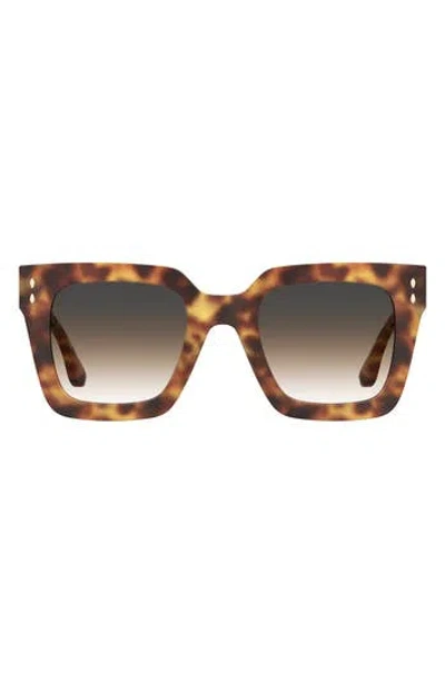 Isabel Marant 51mm Square Sunglasses In Brown