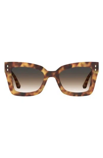 Isabel Marant 52mm Cat Eye Sunglasses In Brown