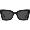 Isabel Marant 52mm Flared Rectangular Sunglasses In Multi