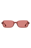 Isabel Marant 52mm Rectangular Sunglasses In Orange
