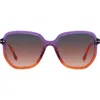 Isabel Marant 52mm Round Sunglasses In Purple