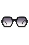 Isabel Marant 52mm Sunglasses In Black