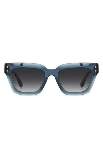 Isabel Marant 53mm Cat Eye Sunglasses In Blue