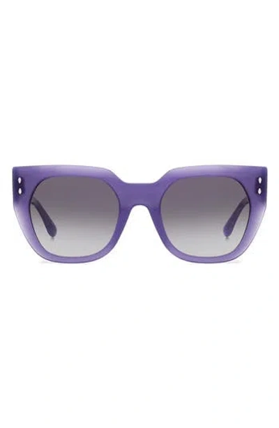 Isabel Marant 53mm Cat Eye Sunglasses In Purple