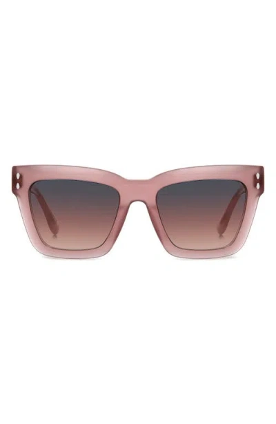 ISABEL MARANT ISABEL MARANT 53MM GRADIENT RECTANGULAR SUNGLASSES