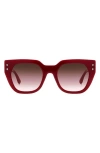 Isabel Marant 53mm Gradient Square Sunglasses In Multi