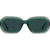 Isabel Marant 53mm Rectangular Sunglasses In Blue