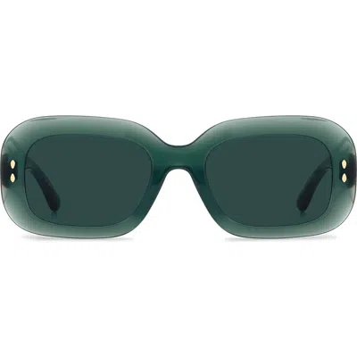 Isabel Marant 53mm Rectangular Sunglasses In Blue