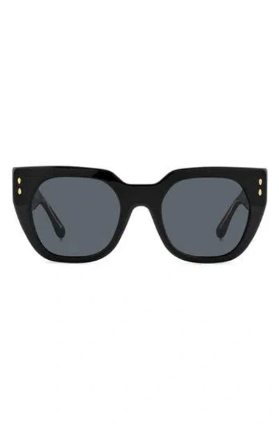 Isabel Marant 53mm Square Sunglasses In Black