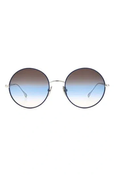 Isabel Marant 54mm Gradient Round Sunglasses In Blue
