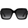 Isabel Marant 54mm Gradient Square Sunglasses In Black