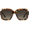 Isabel Marant 54mm Gradient Square Sunglasses In Brown