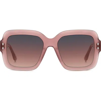 ISABEL MARANT ISABEL MARANT 54MM GRADIENT SQUARE SUNGLASSES