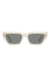 Isabel Marant 54mm Rectangular Sunglasses In Ivory