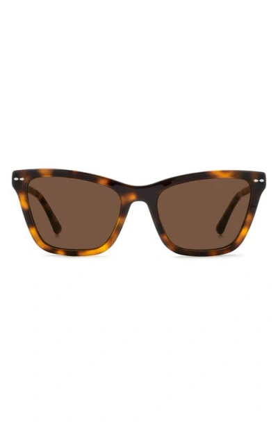 Isabel Marant 55mm Cat Eye Sunglasses In Brown