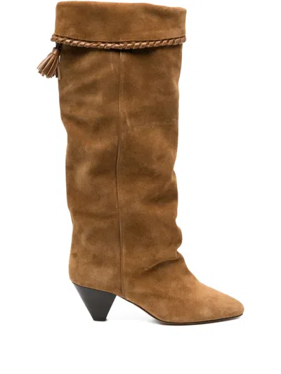Isabel Marant 55mm Dalby Boots In Brown