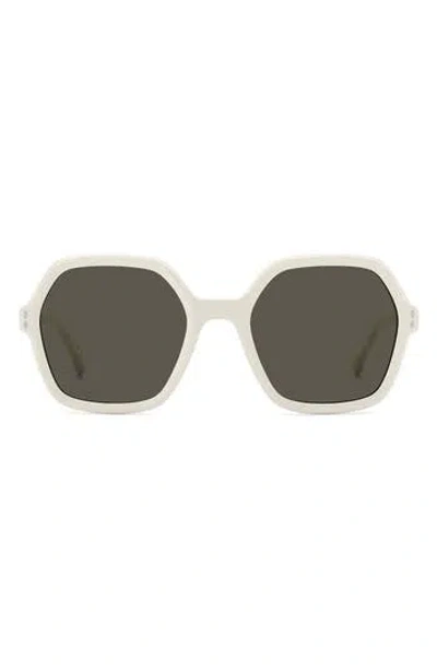 Isabel Marant 55mm Gradient Square Sunglasses In Green