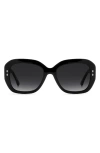 Isabel Marant 55mm Rectangular Sunglasses In Black