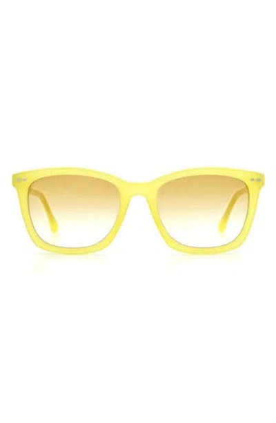 Isabel Marant 55mm Rectangular Sunglasses In Yellow