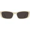 Isabel Marant 57mm Rectangular Sunglasses In Gray