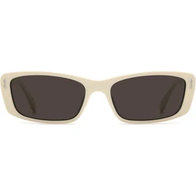 Isabel Marant 57mm Rectangular Sunglasses In Gray
