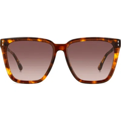 Isabel Marant 58mm Cat Eye Sunglasses In Brown