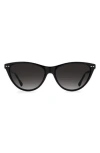 Isabel Marant 58mm Gradient Cat Eye Sunglasses In Black/grey Shaded