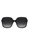 Isabel Marant 58mm Gradient Square Sunglasses In Black