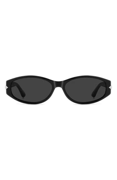 Isabel Marant 58mm Oval Sunglasses In Black